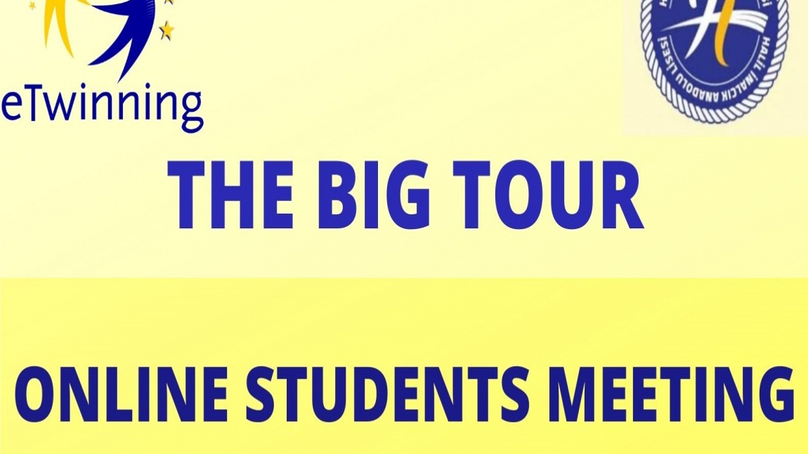 The Big Tour eTwinning Projemizde Öğrencilerimiz Ortak Okulların Öğrencileriyle Tanıştı