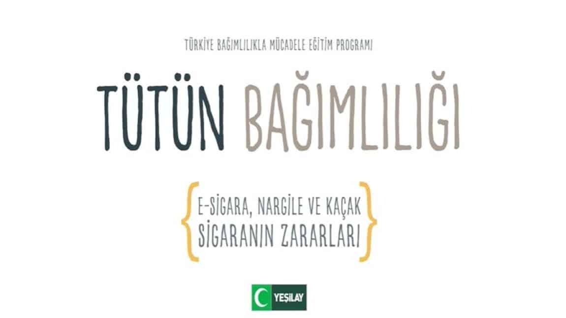 Türkiye Bağımlılıkla Mücadele Eğitim Programı- Tütün bağımlılığı” ve “Okul Sağlığı-Okulda Diyabet Eğitim Programı